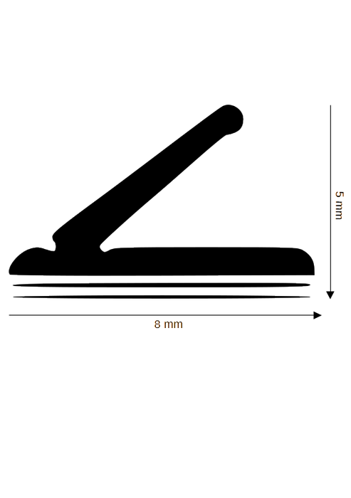 Selbstklebende Dichtung DH R-100-SK