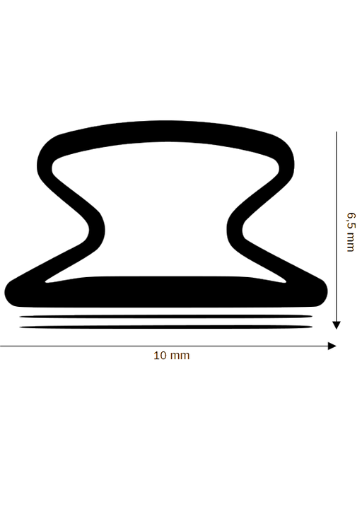 Selbstklebende Dichtung DH R-102-SK