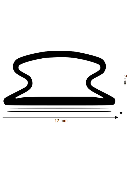 Selbstklebende Dichtung DH R-103-SK