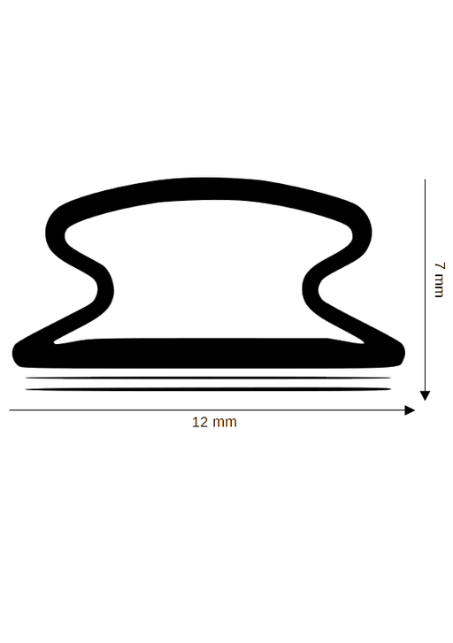 Selbstklebende Dichtung DH R-103-SK