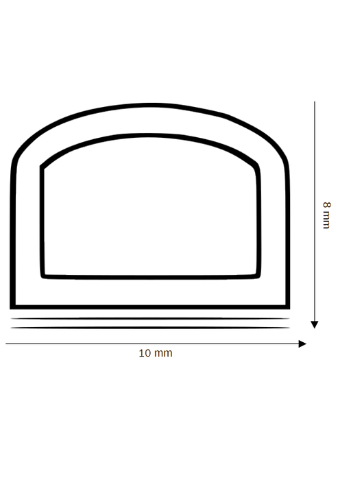 Selbstklebende Dichtung DH R-107-SK