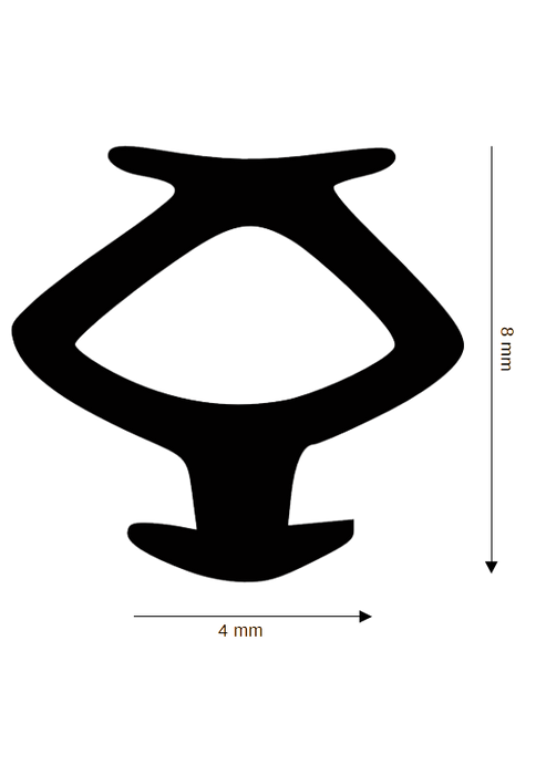 Dichtung für Kunststoff / Aluminium DH R-8625