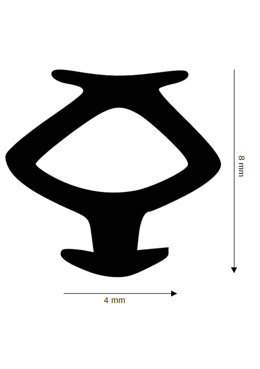 Dichtung für Kunststoff / Aluminium DH R-8625