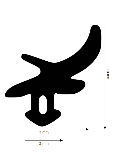 Dichtung für Kunststoff / Aluminium DH R-866