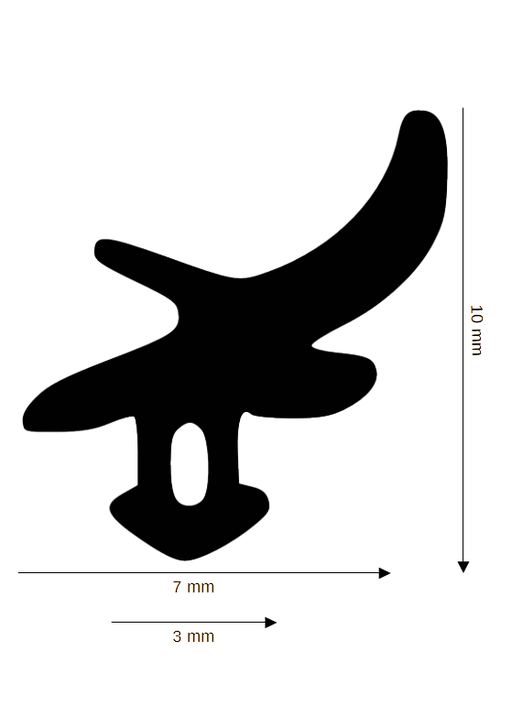 Dichtung für Kunststoff / Aluminium DH R-866