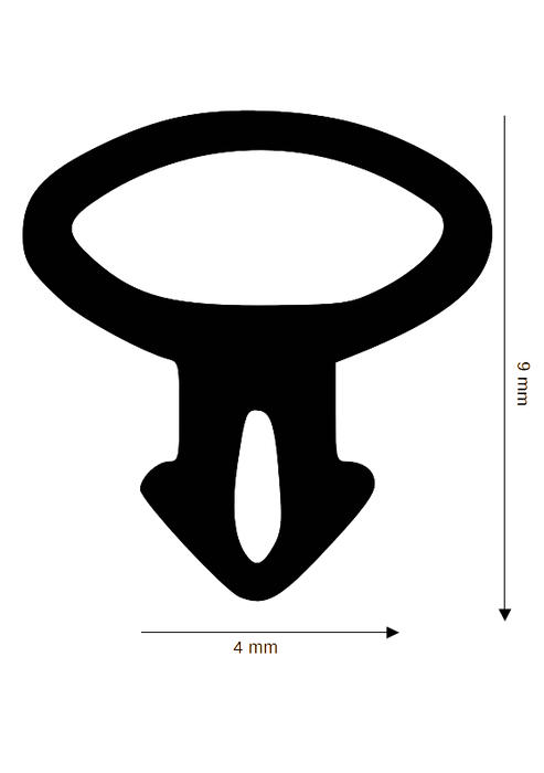 Dichtung für Kunststoff / Aluminium DH R-1008