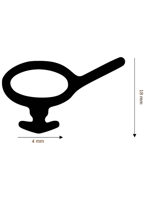 Dichtung für Kunststoff / Aluminium DH R-1182