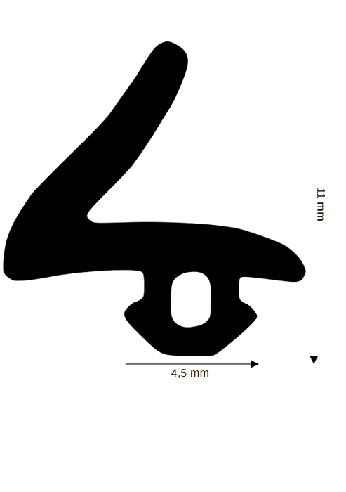 Dichtung für Kunststoff / Aluminium DH R-1246