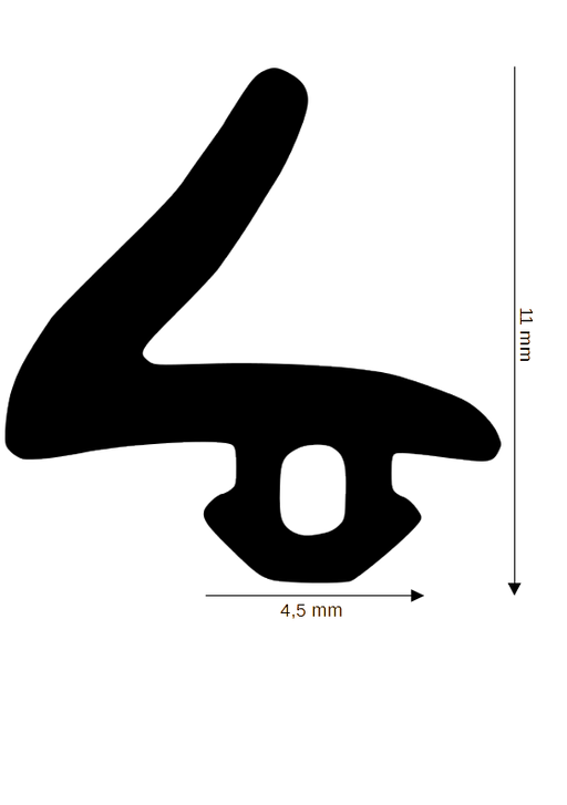 Dichtung für Kunststoff / Aluminium DH R-1246