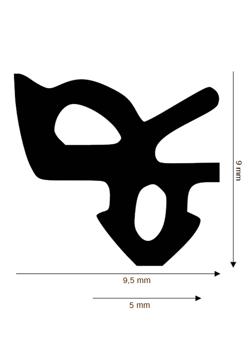 Dichtung für Kunststoff / Aluminium  DH R-1705