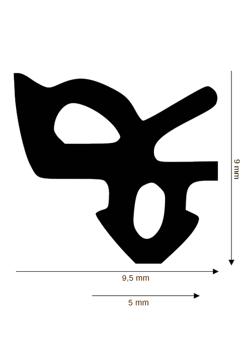 Seal for plastic / aluminum DH R-1705