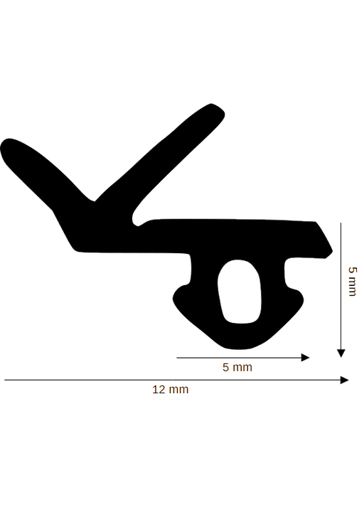 Seal for plastic / aluminum DH R-1707