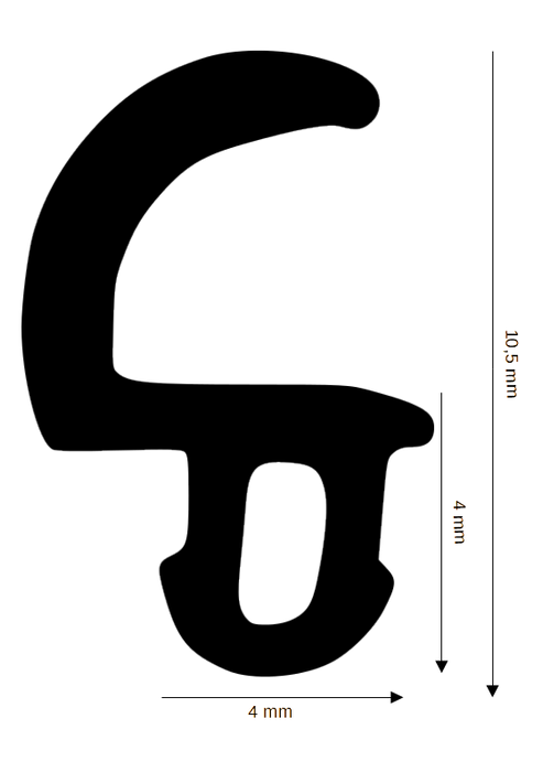 Dichtung für Kunststoff / Aluminium DH R-1731