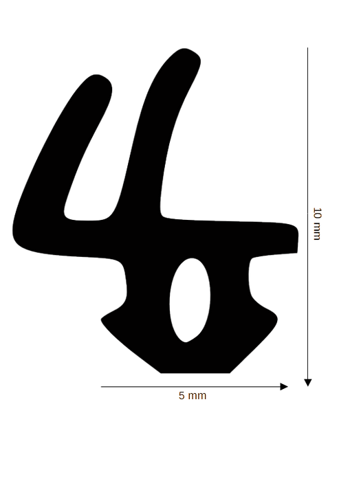 Dichtung für Kunststoff / Aluminium DH R-1734