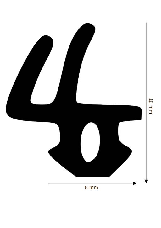 Seal for plastic / aluminum DH R-1734