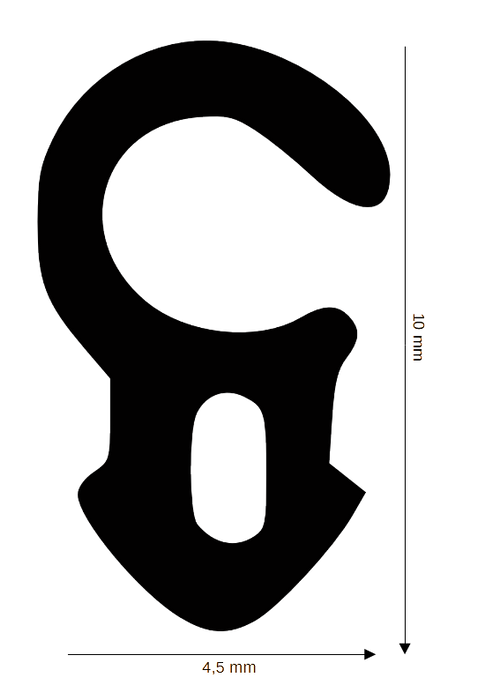 Dichtung für Kunststoff / Aluminium DH R-1744