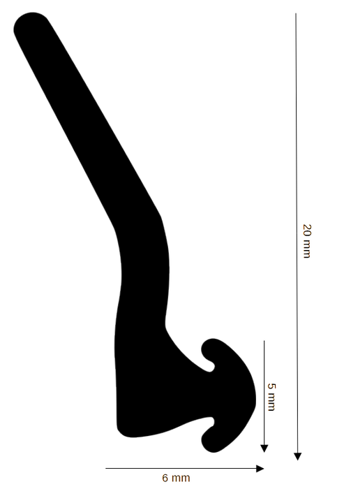 Dichtung für Kunststoff / Aluminium DH R-1756