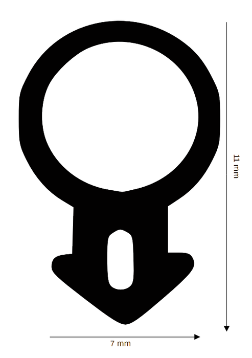 Dichtung für Kunststoff / Aluminium DH R-2531