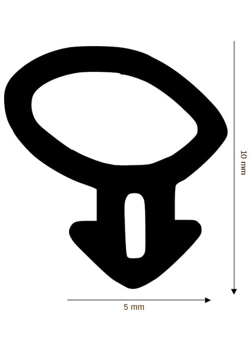 Dichtung für Kunststoff / Aluminium DH R-2541