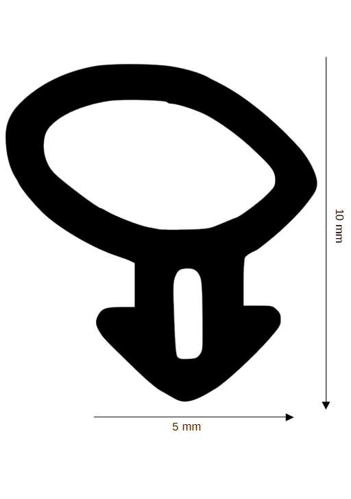 Dichtung für Kunststoff / Aluminium DH R-2541