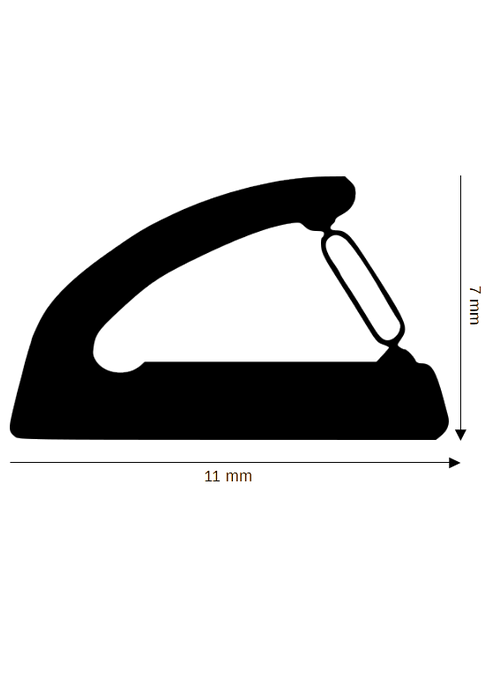 Dichtung für Kunststoff / Aluminium DH R-546