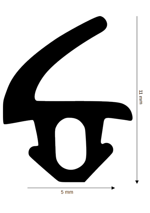 Dichtung für Kunststoff / Aluminium DH R-557