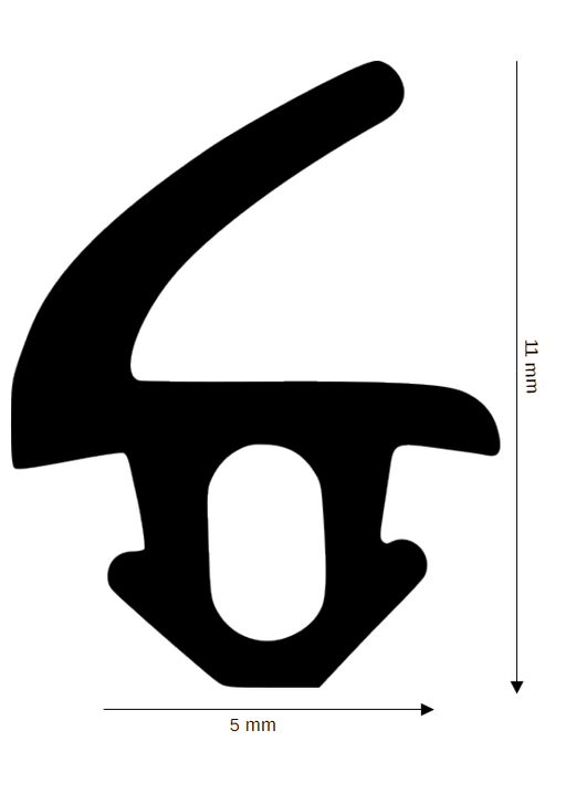 Dichtung für Kunststoff / Aluminium DH R-557