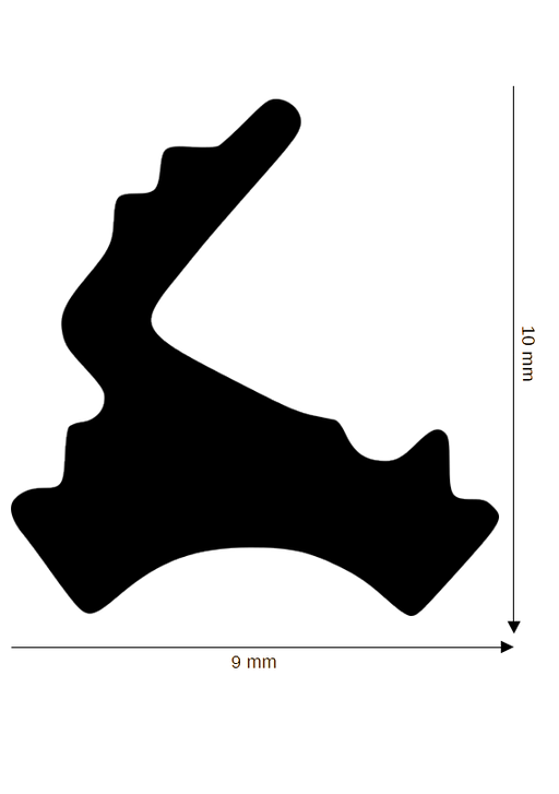 Regenschienen-Dichtung DH R-570