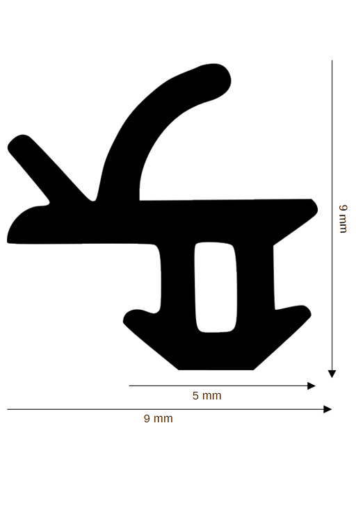 Dichtung für Kunststoff / Aluminium DH R-610