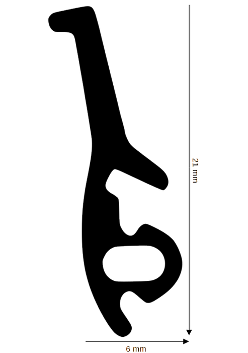 Dichtung für Kunststoff / Aluminium DH R-682