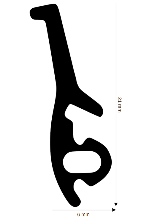 Dichtung für Kunststoff / Aluminium DH R-682