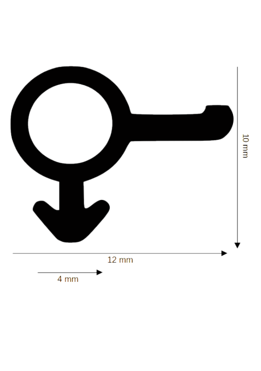 Dichtung für Kunststoff / Aluminium DH R-684