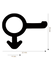 Dichtung für Kunststoff / Aluminium DH R-684