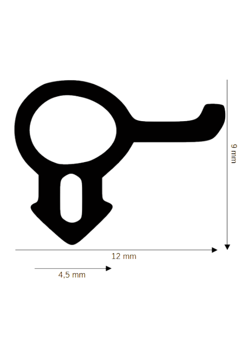 Dichtung für Kunststoff / Aluminium DH R-685