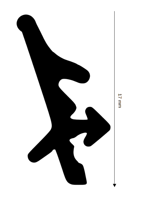 Dichtung für Kunststoff / Aluminium DH R-830