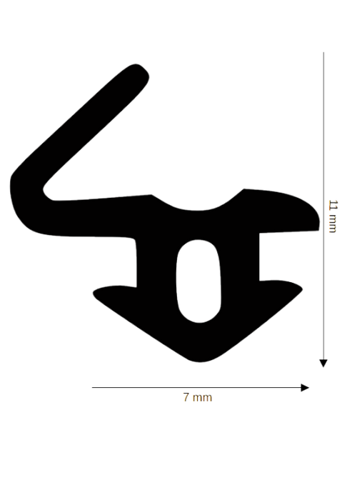 Dichtung für Kunststoff / Aluminium DH R-842