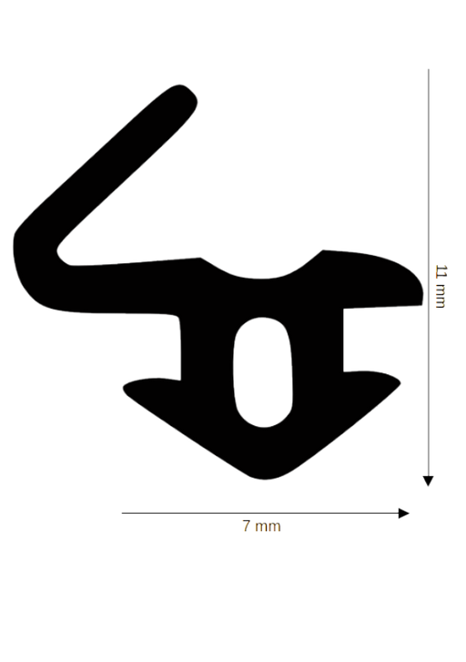 Dichtung für Kunststoff / Aluminium DH R-842