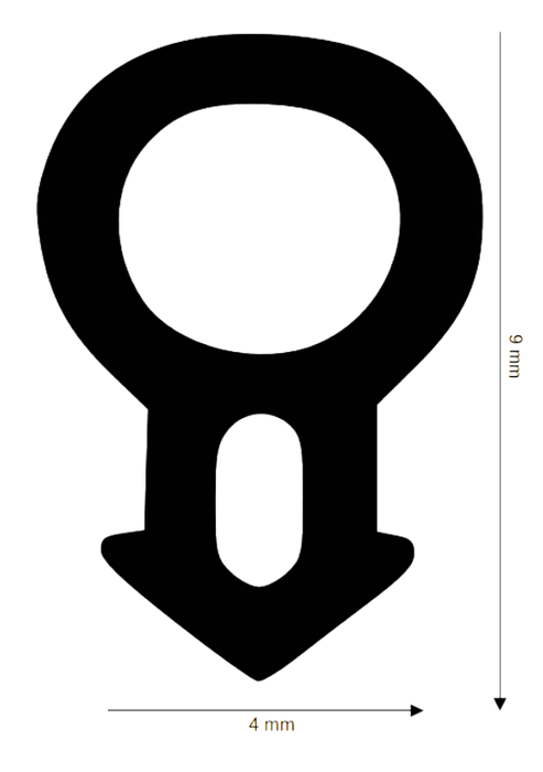 Dichtung für Kunststoff / Aluminium DH R-859