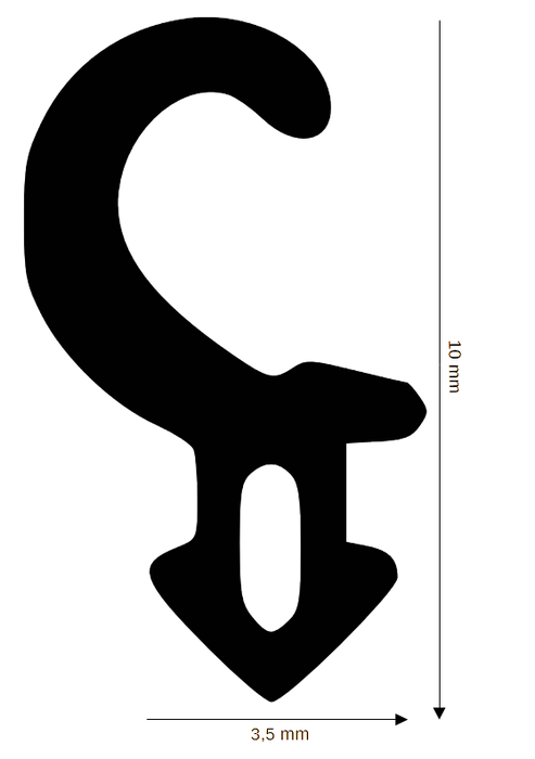 Dichtung für Kunststoff / Aluminium DH R-860