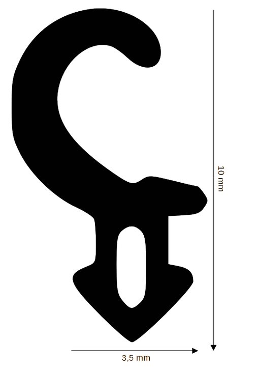 Dichtung für Kunststoff / Aluminium DH R-860