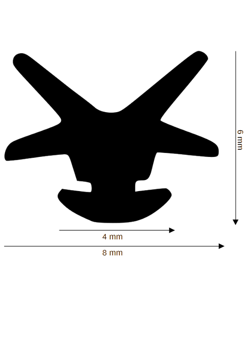 Dichtung für Kunststoff / Aluminium DH R-870