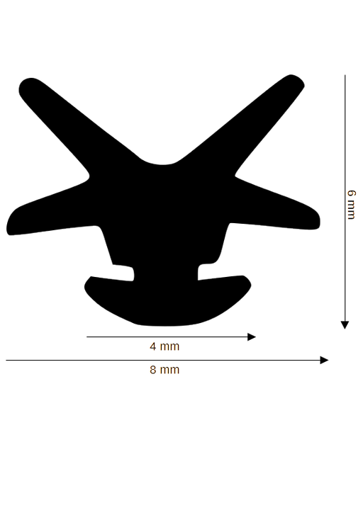 Seal for plastic / aluminum DH R-870