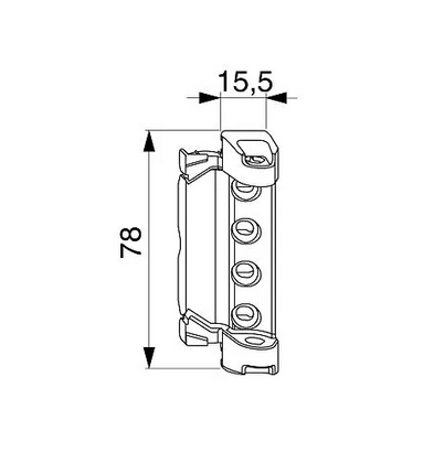 Maco Trend scissor bearing / axle bearing 202543