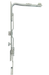 Roto Eckumlenkung R605 A60 D605 A10, 1 Pilzzapfen, 1 Langbolzen, Kippverschluss