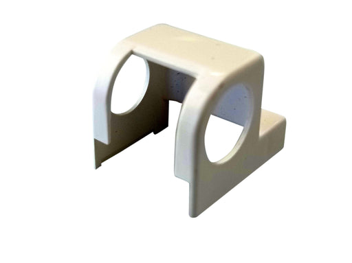 AUBI cover cap EK330, for corner bearing block, 24x17.5x17mm, white