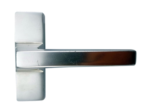 Schüco window handle 214246, DIN left/right, silver