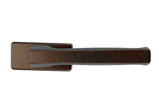 Schüco window handle, dark brown